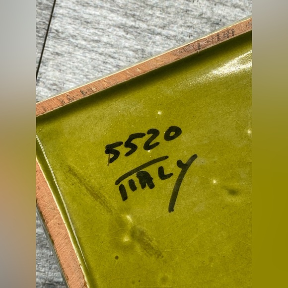 VTG Bitossi Aldo Londi Cigarette Cigar Storage Box W/Lid Mid Century Italy 5520 - Picture 13 of 16